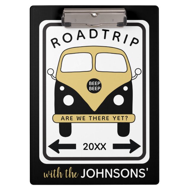 Road Trip Clipboard (Front)