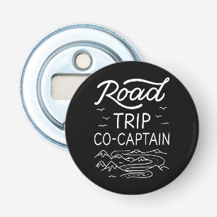 Road Trip Co-Captain I - RV Navigator Camping Love Bottle Opener