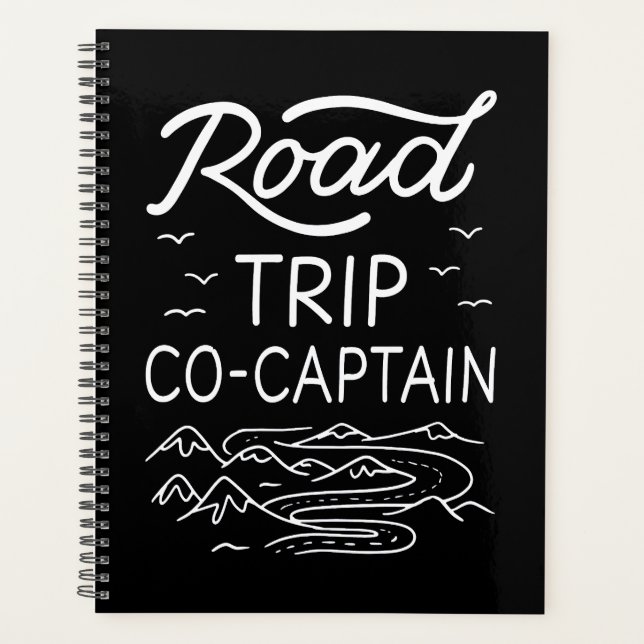 Road Trip Co-Captain I - RV Navigator Camping Love Planner (Front)
