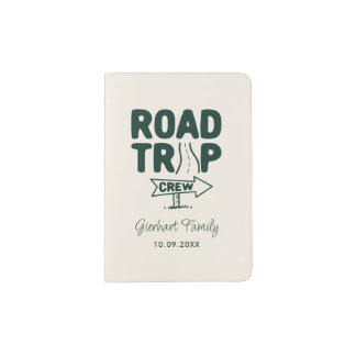 Road Trip Crew Custom Family Summer Vacation Passport Holder