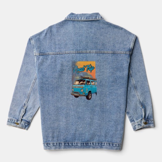 Road Trip Denim Jacket (Back)