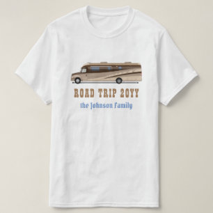 Road trip family vacation name RV motorhome camper T-Shirt
