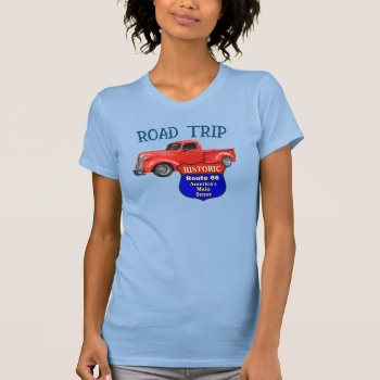 Road Trip Highway 66 T-shirt by ImpressImages at Zazzle