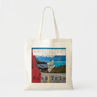 road trip journey tote bag