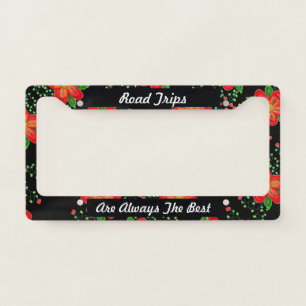 Road Trip License Plate Cover