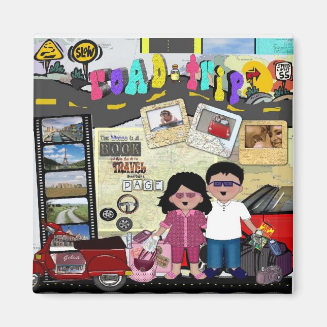 Road Trip! Magnet (Front)