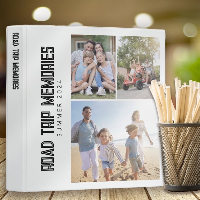 Road Trip Memories Scrapbook Photo 3 Ring Binder (Creator Uploaded)