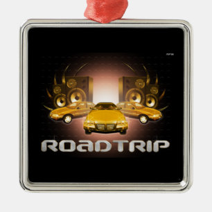 Road Trip Metal Ornament