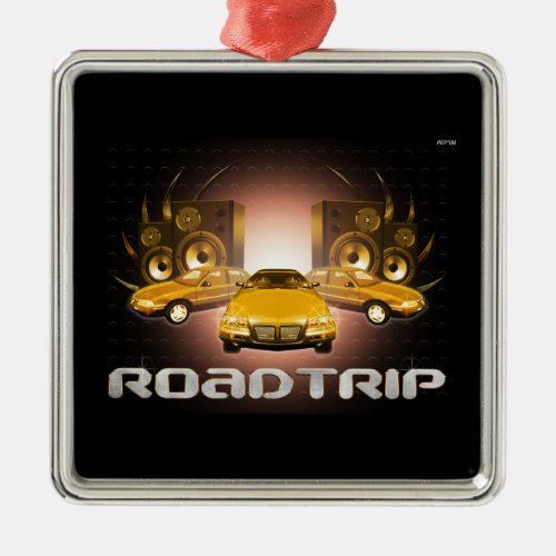 Road Trip Metal Ornament