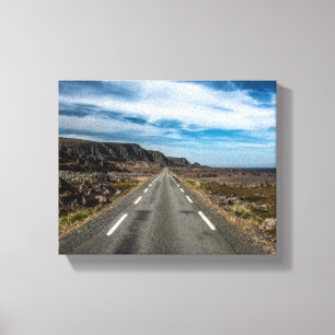 Road trip Norway Landscape Canvas Print