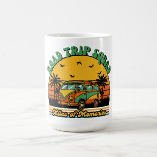 Road Trip Squad Coffee Mug | Retro 70s Travel Cup