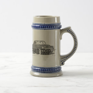 Road Trip Vintage Car Beer Stein