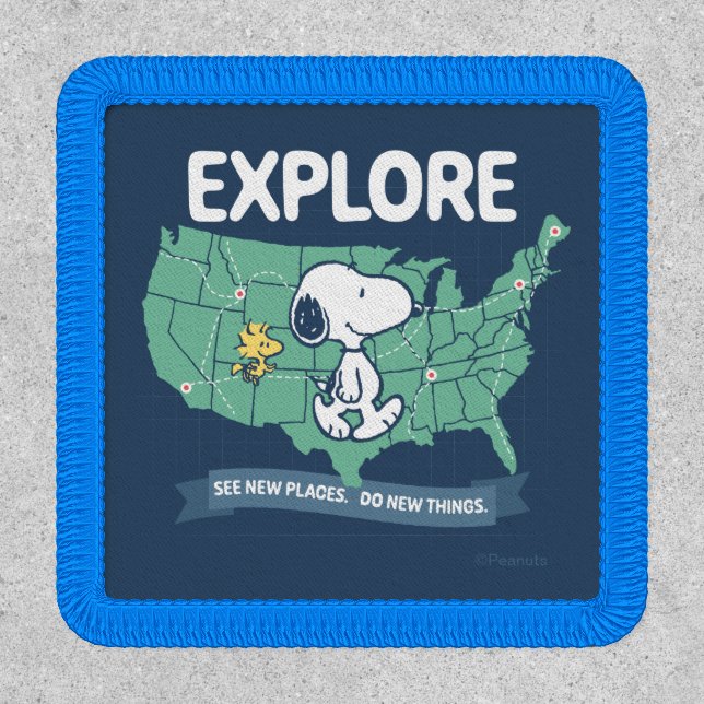 Road Trippin | Peanuts Explore Patch (Front)