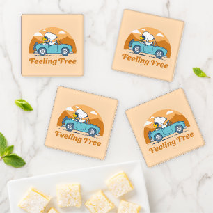 Road Trippin   Peanuts Feeling Free Coaster Set