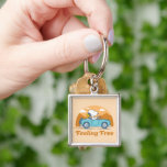 Road Trippin | Peanuts Feeling Free Keychain<br><div class="desc">Check out this super cute Peanuts design featuring Snoopy and Woodstock.</div>