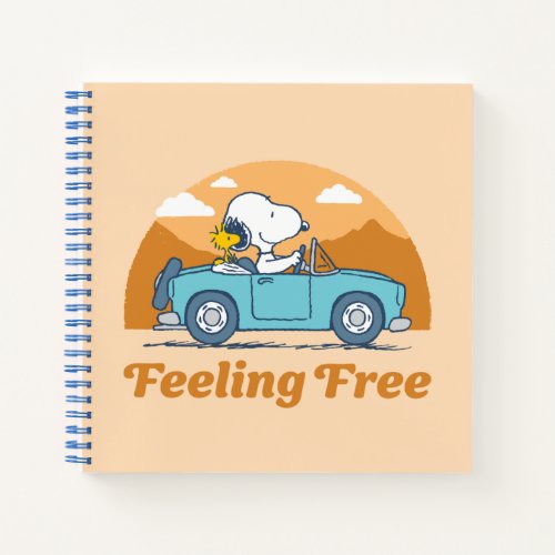 Road Trippin  Peanuts Feeling Free Notebook