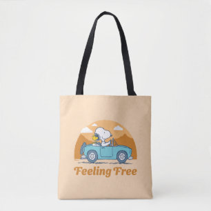 Road Trippin Peanuts Feeling Free Tote Bag