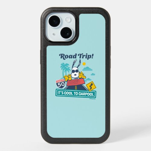 Road Trippin  Peanuts Its Cool To Carpool iPhone 15 Case