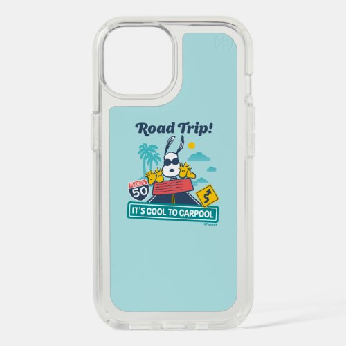 Road Trippin  Peanuts Its Cool To Carpool iPhone 15 Case