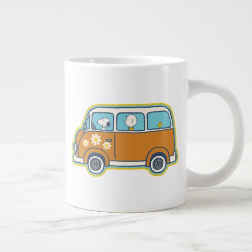 Road Trippin  Peanuts Road Trip Van Giant Coffee Mug