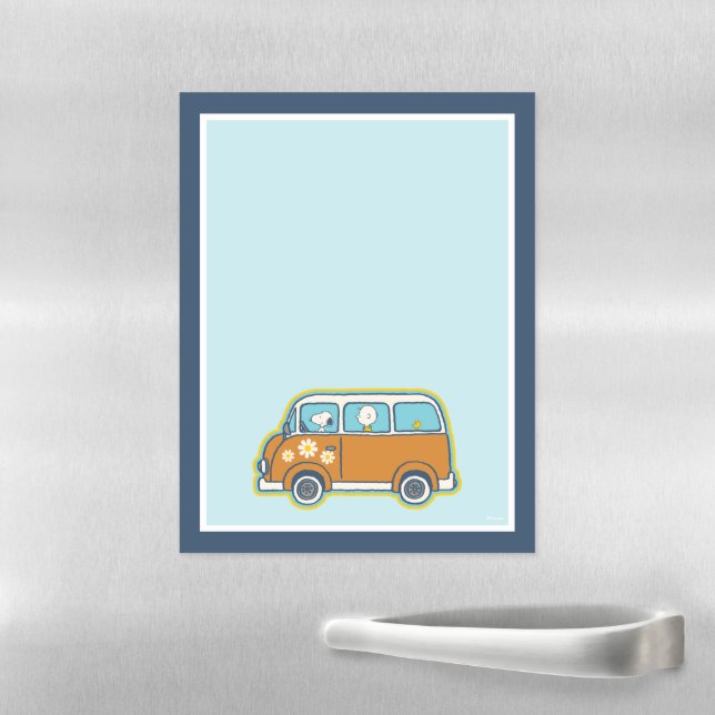 Road Trippin | Peanuts Road Trip Van Magnetic Dry Erase Sheet (In Situ)