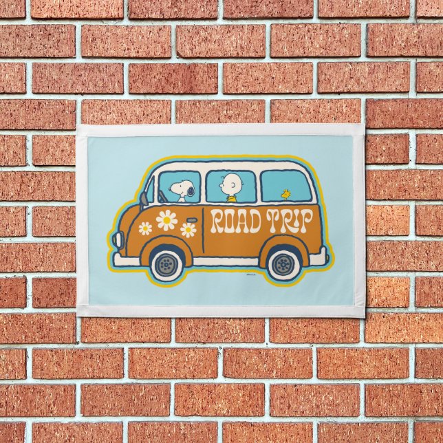 Road Trippin | Peanuts Road Trip Van Pennant (Insitu 1)