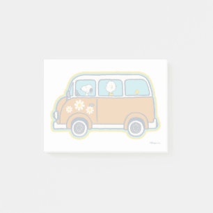 Road Trippin Peanuts Road Trip Van Post-it Notes