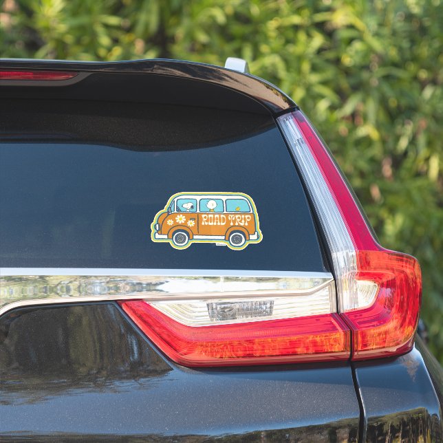 Road Trippin | Peanuts Road Trip Van Sticker (Car Side)