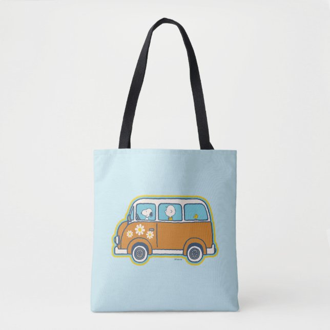 Road Trippin | Peanuts Road Trip Van Tote Bag (Front)