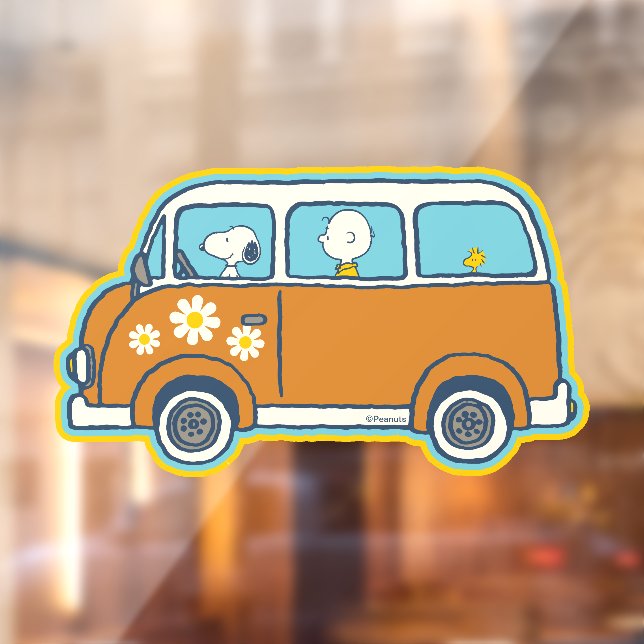 Road Trippin | Peanuts Road Trip Van Window Cling (Sheet 2)