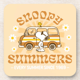 Road Trippin Peanuts Snoopy Summers Beverage Coaster