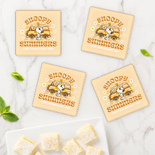 Road Trippin   Peanuts Snoopy Summers Coaster Set