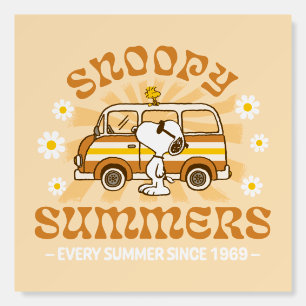 Road Trippin   Peanuts Snoopy Summers Foam Board