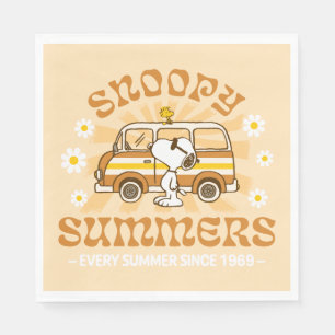 Road Trippin Peanuts Snoopy Summers Napkins