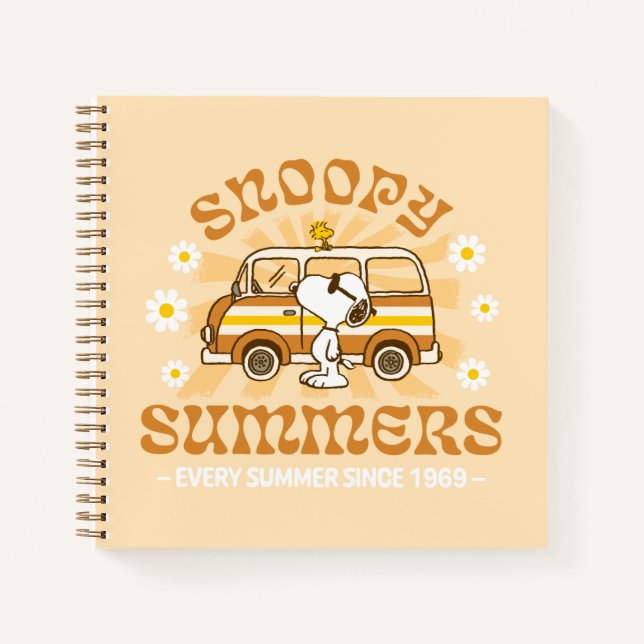 Road Trippin | Peanuts Snoopy Summers Notebook (Front)