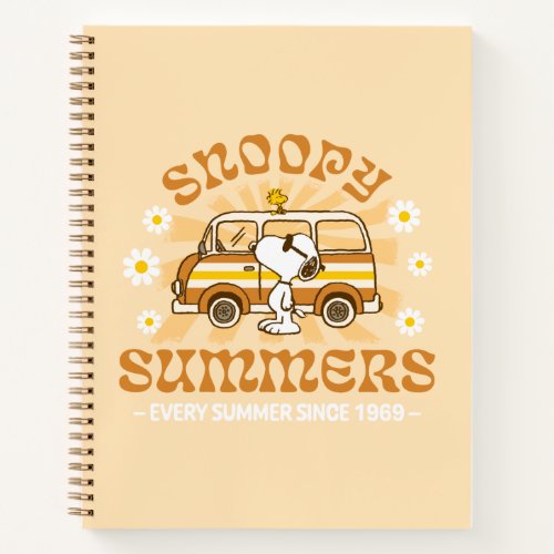 Road Trippin  Peanuts Snoopy Summers Notebook
