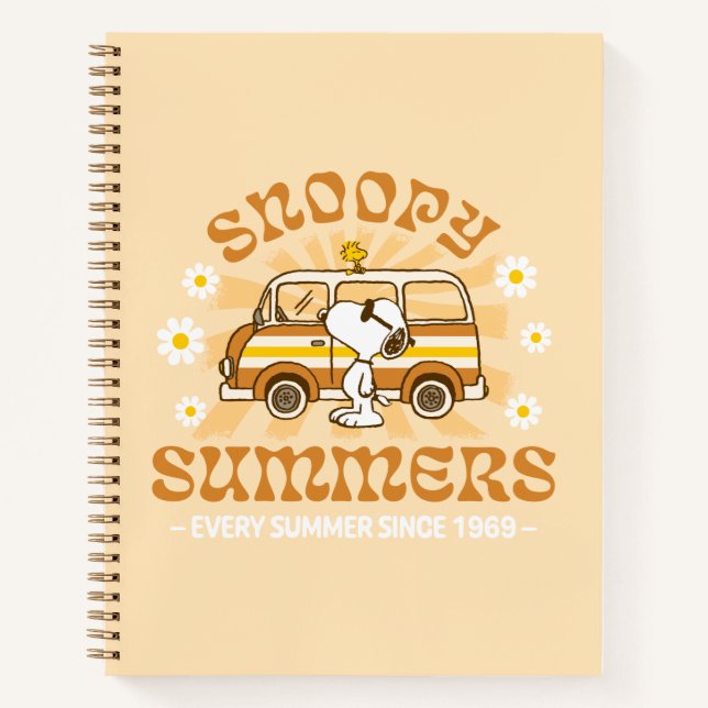 Road Trippin | Peanuts Snoopy Summers Notebook (Front)