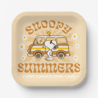 Road Trippin | Peanuts Snoopy Summers Paper Plates