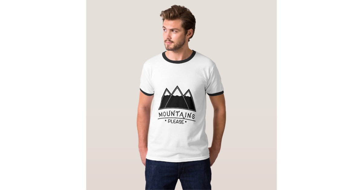 Road Trips And Mountain Vintage T Shirt Zazzle Com