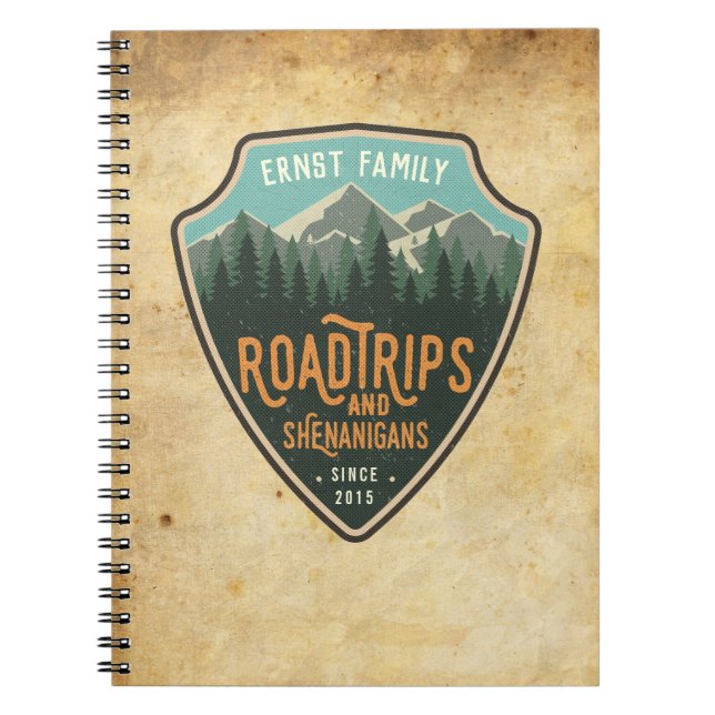 Road Trips and Shenanigans Travel Journal (Front)