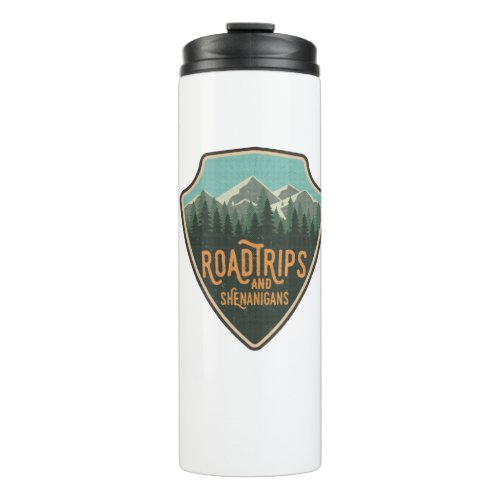 Road Trips  Shenanigans Outdoor Patch  Thermal Tumbler