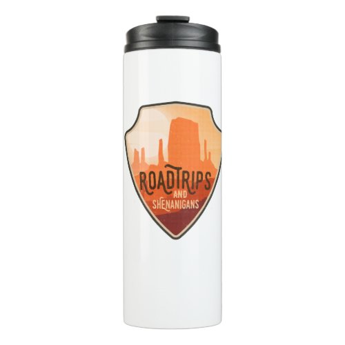 Road Trips  Shenanigans Outdoor Patch  Thermal Tumbler
