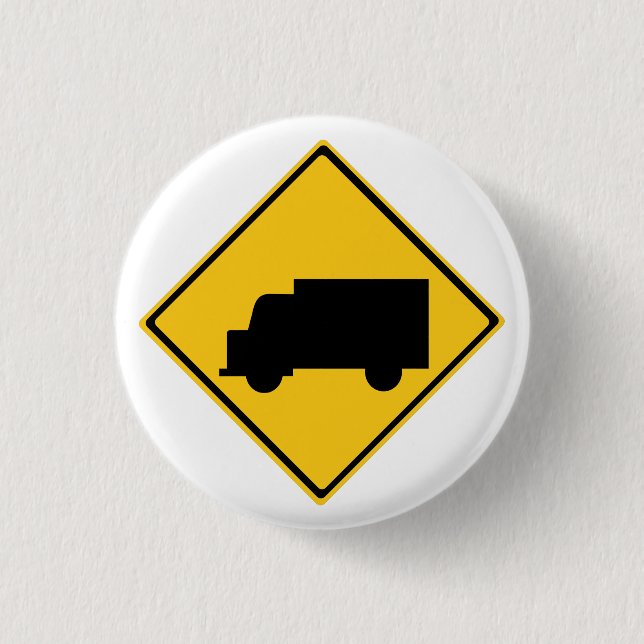 Road Truck Warning Sign Button (Front)