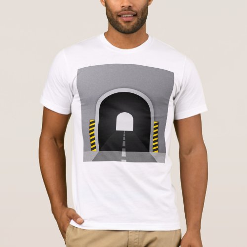 Road Tunnel Driving Mens T_Shirt