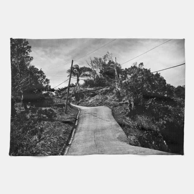 road up high kitchen towel (Horizontal)