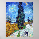 Paint By Numbers: The Starry Night Poster, Zazzle