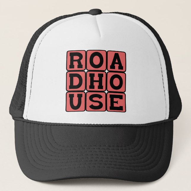 Roadhouse, County Road Club Trucker Hat (Front)