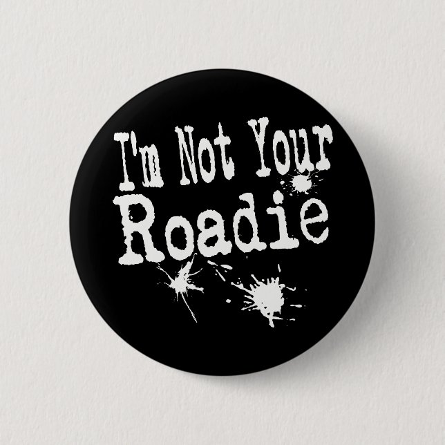 Roadie 4 Dk Pinback Button (Front)