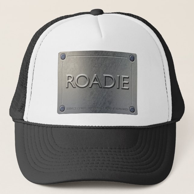ROADIE Cap - Metal Plate Design. (Front)
