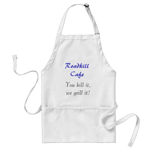 Roadkill Cafe Adult Apron (Front)